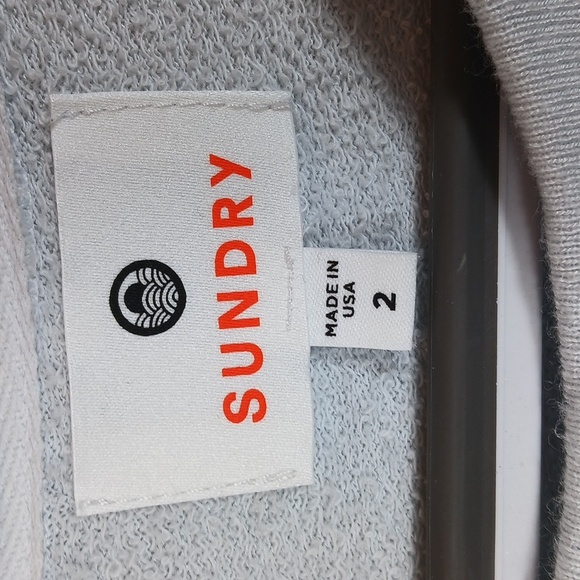 Sundry Sweatshirt Pink Tie Dye Oversized Long Sleeves Pullover Crew Neck - Picture 6 of 8